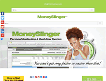 Tablet Screenshot of moneyslinger.com